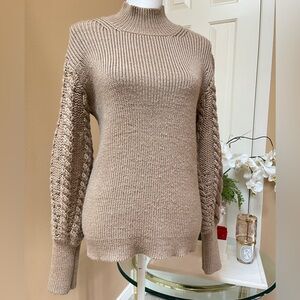 Caroline Constas Beige Wool Sweater  sz M $595